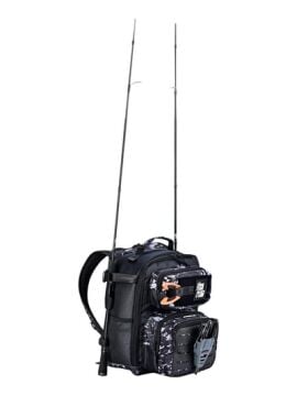 Fujin ProAji Back Pack Black Camo Balıkçı Sırt Çantası