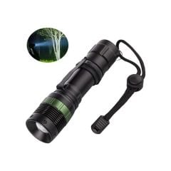 KAMASTAR 800 Lümen Şarjlı Led Zoomlu Metal El Feneri Km-815